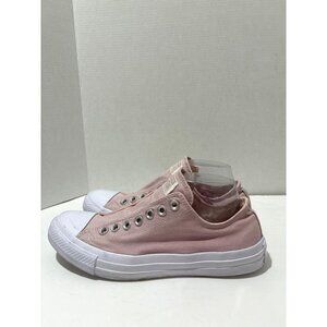 Converse Chuck Taylor All Star Womens low-top slip-on sneakers pink canvas
